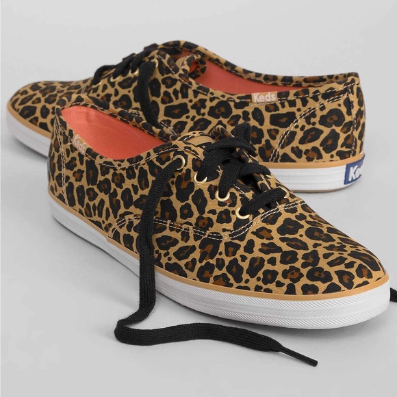 Keds Shoes - Leopard print Keds champion tennis shoe size 9 NEW
